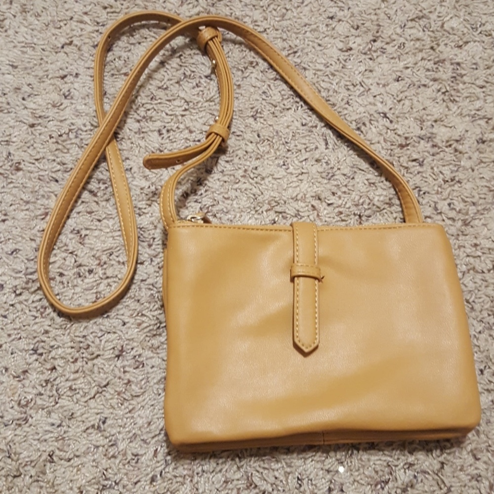 Three Compartment Crossbody Purse
